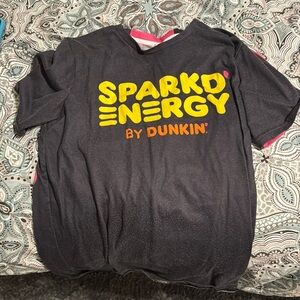 Dunkin sparkd energy drink shirt